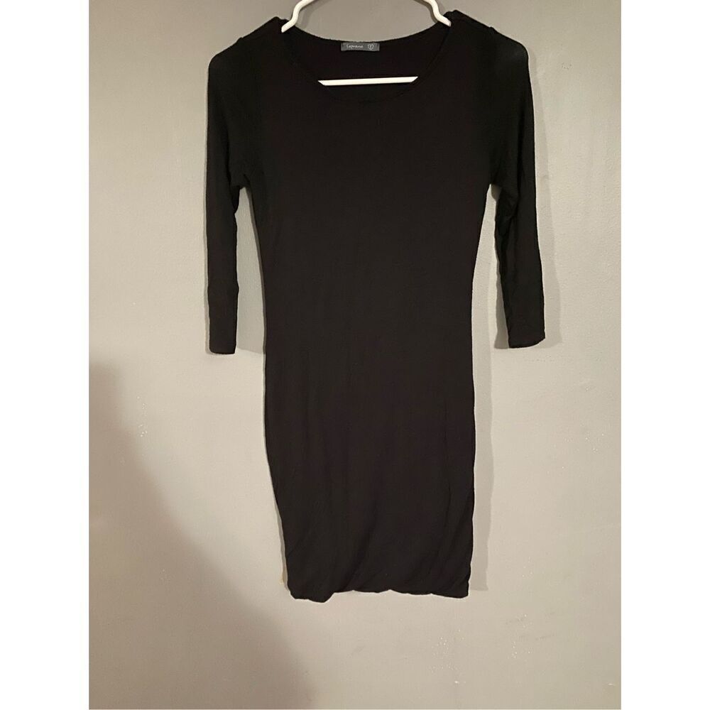 Soprano Black 3/4th Sleeve Dress Size Small